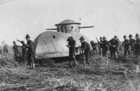 Первый американский танк C.L.B. Tracklayer 75 1917