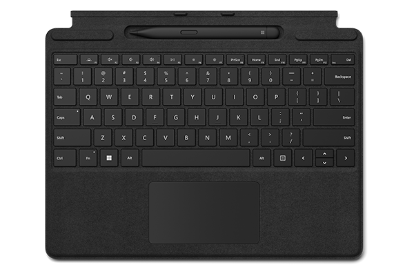 Клавиатура Microsoft Surface Pro Signature Keyboard Alcantara with Fingerprint Reader (Black) + Slim Pen 2