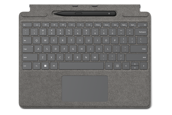 Клавиатура Microsoft Surface Pro Signature Keyboard Alcantara (Platinum) + Slim Pen 2