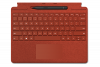 Клавиатура Microsoft Surface Pro Signature Keyboard Alcantara (Poppy red) + Slim Pen 2