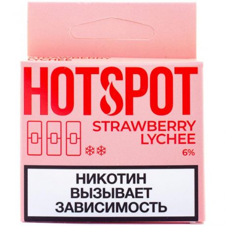 Hotspot - Strawberry-Luchee [3 шт.] для JUUL