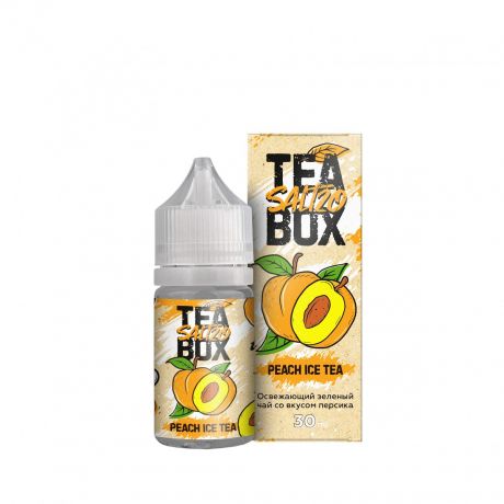 Жидкость TEA BOX SALT PEACH TEA [30мл]
