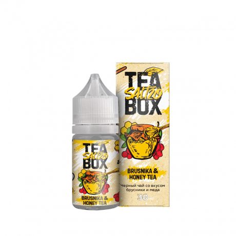 Жидкость TEA BOX SALT BRUSNIKA & HONEY TEA [30мл]