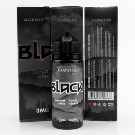 Жидкость MAXWELLS BLACK [ 120 мл. 6мг ]