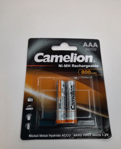 AAA Camelion Rechargeable 800mAh