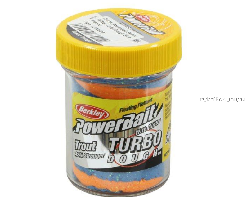Паста Berkley PowerBait Select Glitter TurboDough Spring Crn/Yel