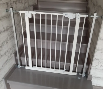 Ворота безопасности 84х91 (dg11) перегородка  барьер без сверления стен Baby Safe