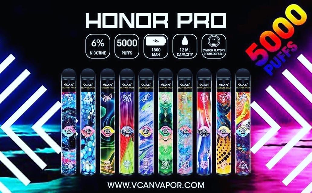 Одноразовая электронная сигарета Vcan Honor Pro 5000