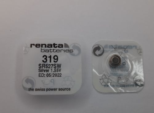 Батарейка Renata 319 SR527SW Silver 1,55V