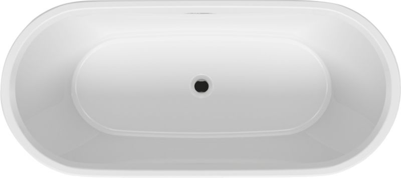 Овальная акриловая ванна Riho Inspire FS 180x80 без гидромассажа BD0200500000000