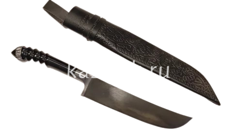Пчак Узбекский нож,ручка рог,металл, шх-15