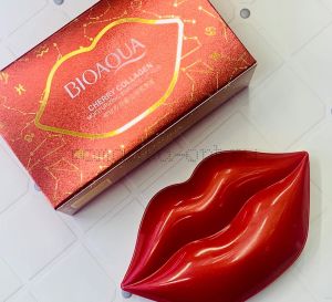 Патчи для губ с вишней Bioaqua Патчи для губ с вишней Bioaqua Cherry Collagen Moisturizing Essence Lip Film