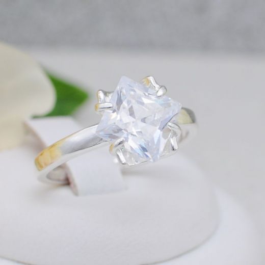 Кольцо бижутерия серебрение Арт. К531