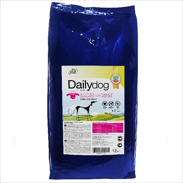 Сухой корм для собак крупных пород Dailydog Large Breed Lamb с ягненком 12 кг