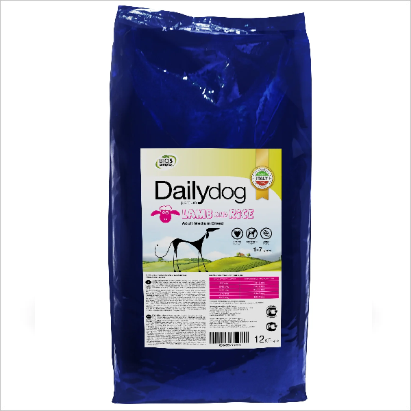 Сухой корм для собак средних пород Dailydog Medium Breed Lamb с ягненком 12 кг