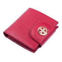 Кожаный кошелек Narvin 9581-N.Polo Red