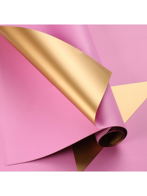 Двусторонняя бумага для подарков, для цветов, водонепроницаемая 58*58 см 20 шт