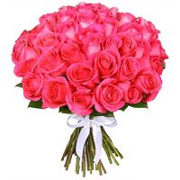 Букет из розовых эквадорских роз от 19 шт