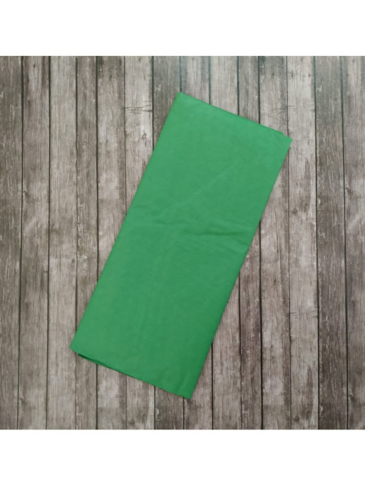 Бумага Упаковочная Тишью, Зеленый, 50х66 См, Набор 10 Листов