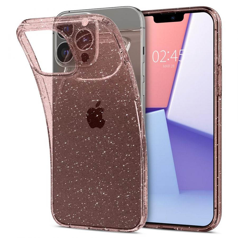 Чехол SGP Spigen Liquid Crystal для iPhone 13 Pro Max розовый