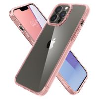 Купить чехол Spigen Ultra Hybrid для iPhone 13 Pro Max розовый прозрачный чехол для Айфон 13 Про Макс в Москве в интернет магазине аксессуаров для смартфонов estorea.ru
