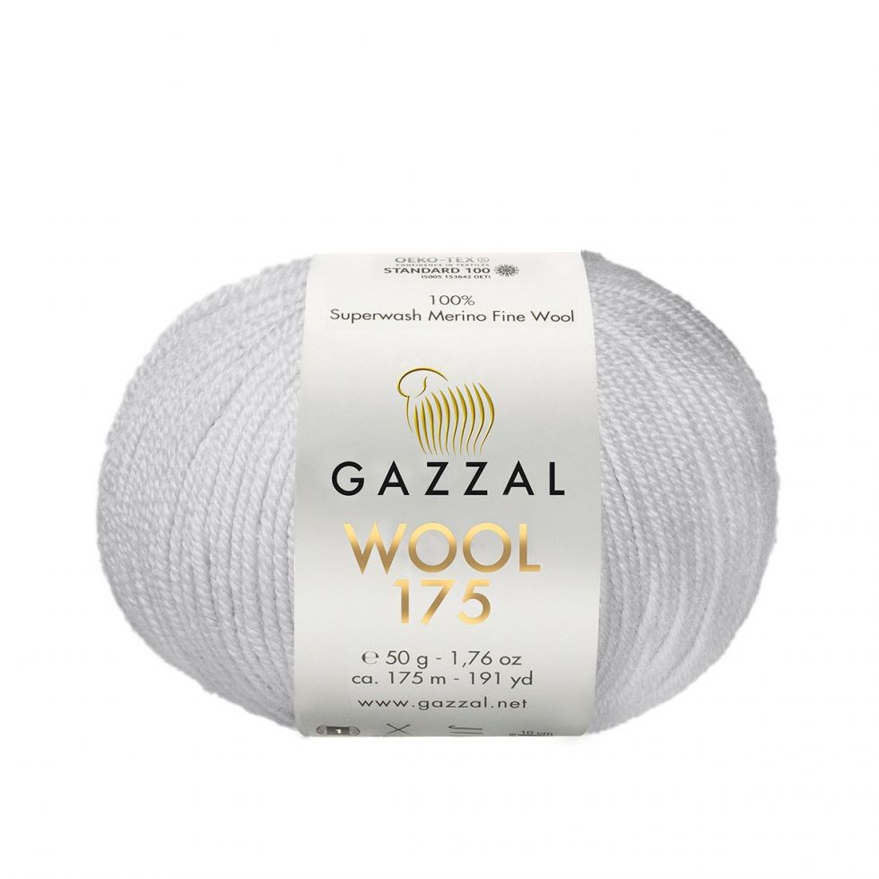 Wool 175 (Gazzal) 301-белый