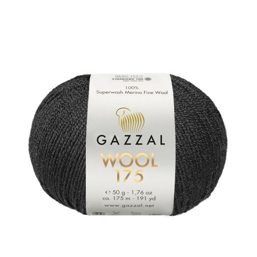 Wool 175 (Gazzal) 304-черный