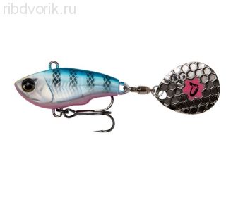 Блесна SG Fat Tail Spin 8 Blue Silver Pink 71772