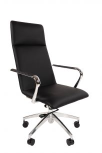 Офисное кресло Chairman 980 черное  экопремиум
