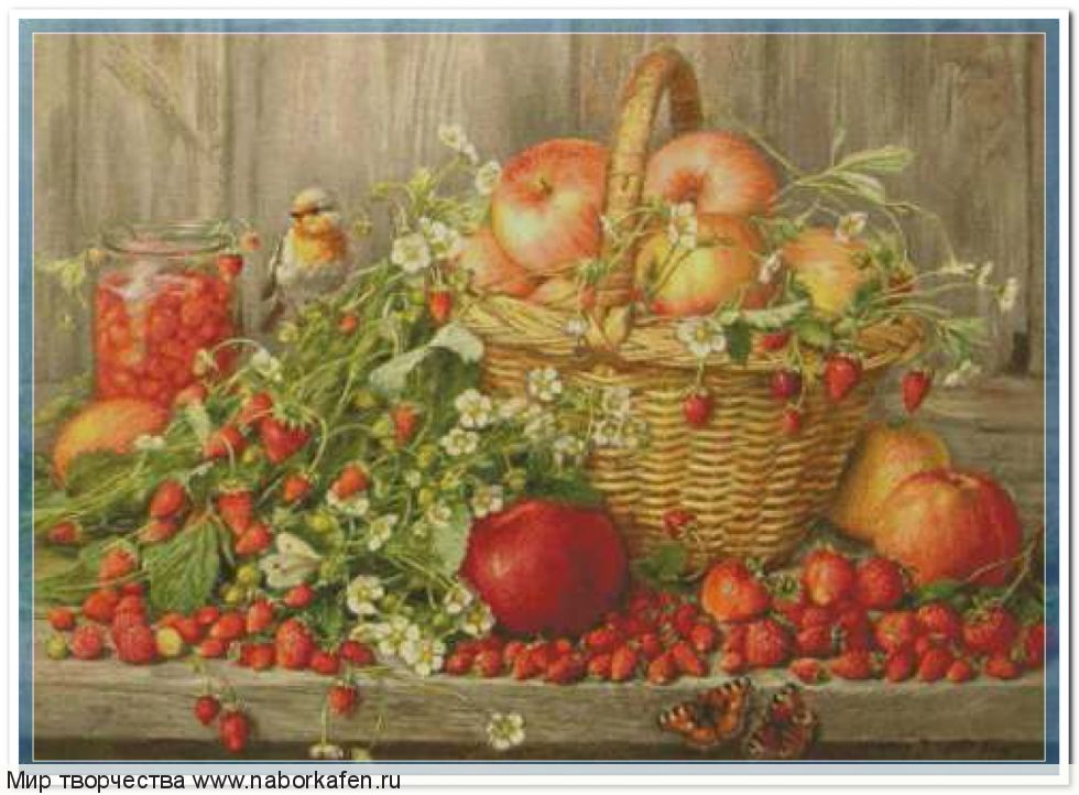 Набор для вышивания "Яблоки с земляникой"
