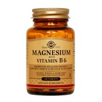 Солгар Магний с витамином B6, 100 табл.