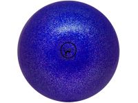 Мяч для художественной гимнастики GO DO. Диаметр 19 см. Цвет: синий с глиттером. Артикул 00631