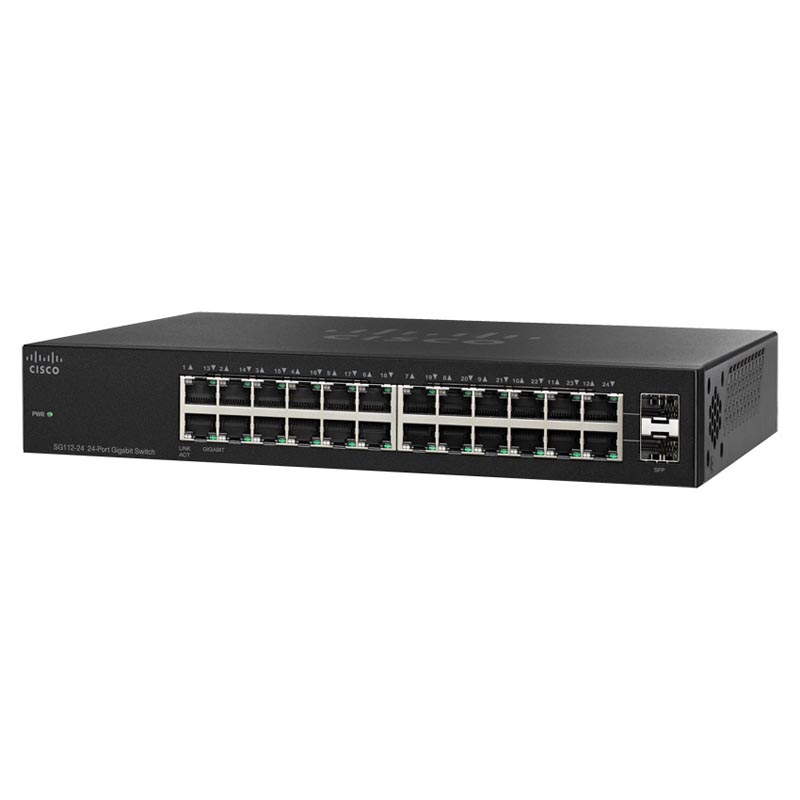 Коммутатор Cisco SG112-24 Неуправляемый 26-ports, SG112-24-EU