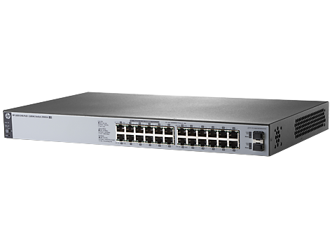 Коммутатор HP Enterprise OfficeConnect 1820 24G PoE+ 12-PoE Smart 26-ports, J9983A