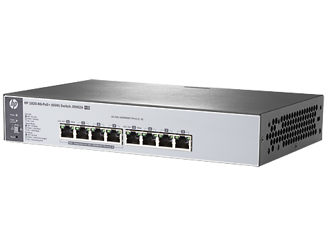 Коммутатор HP Enterprise OfficeConnect 1820 8G PoE+ 4-PoE Smart 8-ports, J9982A
