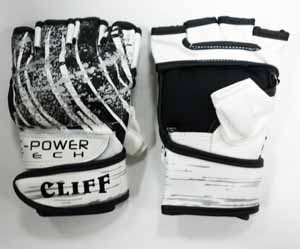 Перчатки ММА, Cliff, ULI-6038, чёрно-белые, размер M