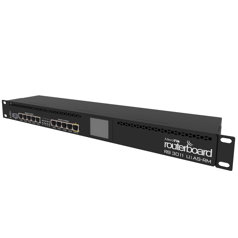 Маршрутизатор Mikrotik RouterBOARD 3011UiAS-RM, RB3011UiAS-RM