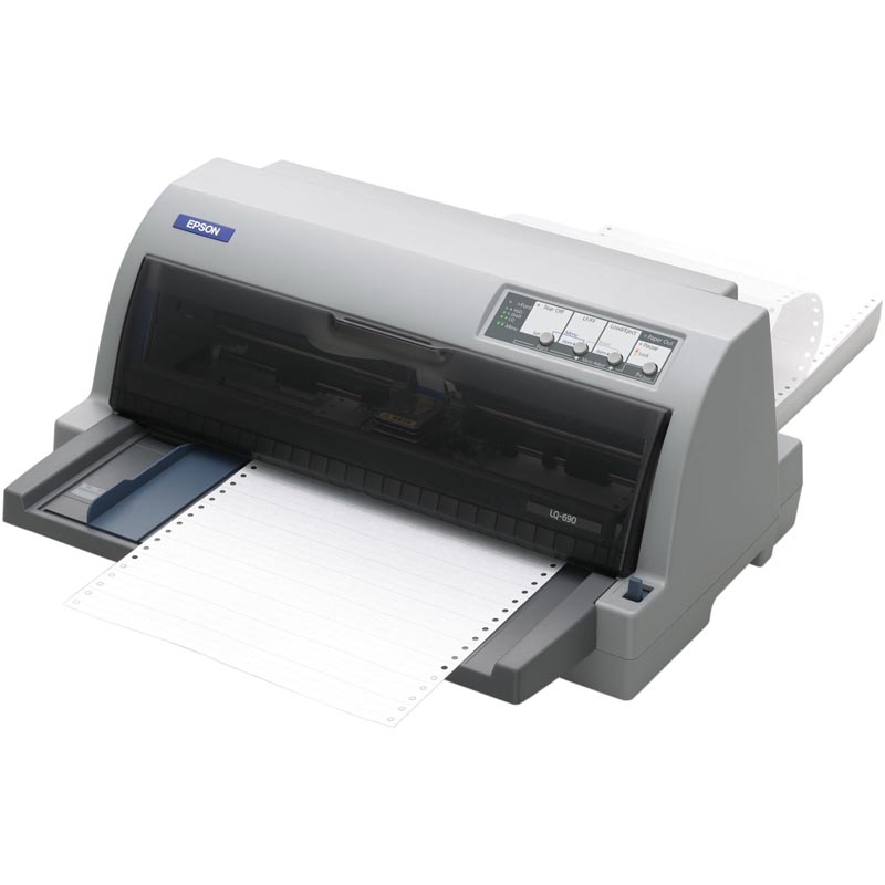Принтер EPSON LQ-690 A4 Черно-белая матричная печать, C11CA13041