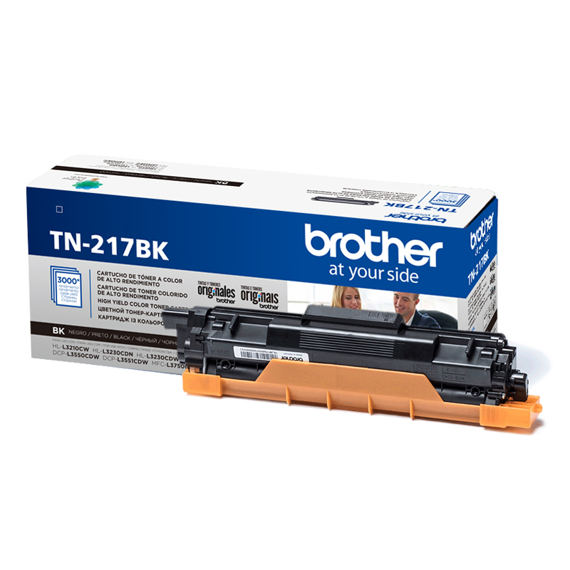 Тонер-картридж Brother TN-217BK Лазерный Черный 3000стр, TN217BK
