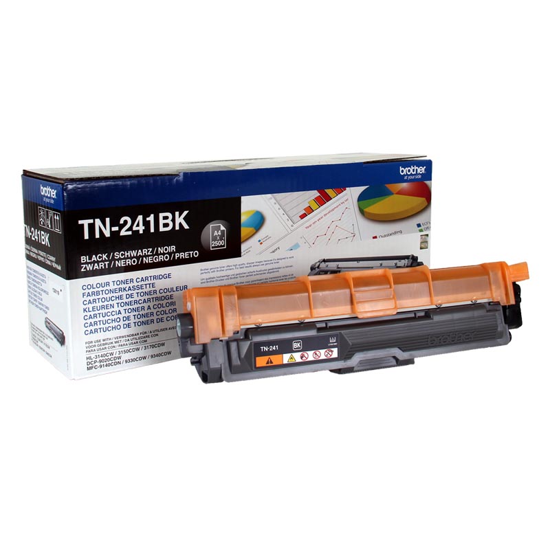 Тонер-картридж Brother TN-241BK Лазерный Черный 2500стр, TN241BK