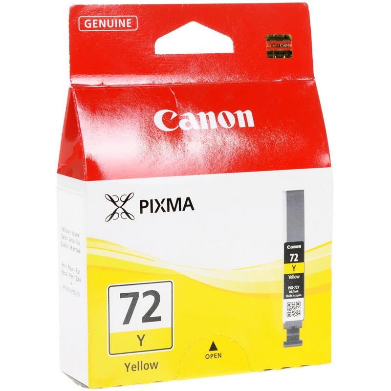 Картридж Canon PGI-72Y Струйный Желтый 14мл, 6406B001