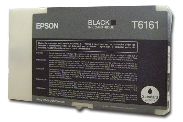 Картридж EPSON T6161 Струйный Черный 3000стр, C13T616100