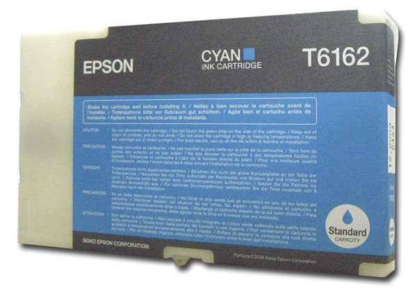 Картридж EPSON T6162 Струйный Голубой 3000стр, C13T616200