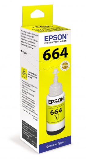 Картридж EPSON T6644 Струйный Желтый 7500стр, C13T66444A