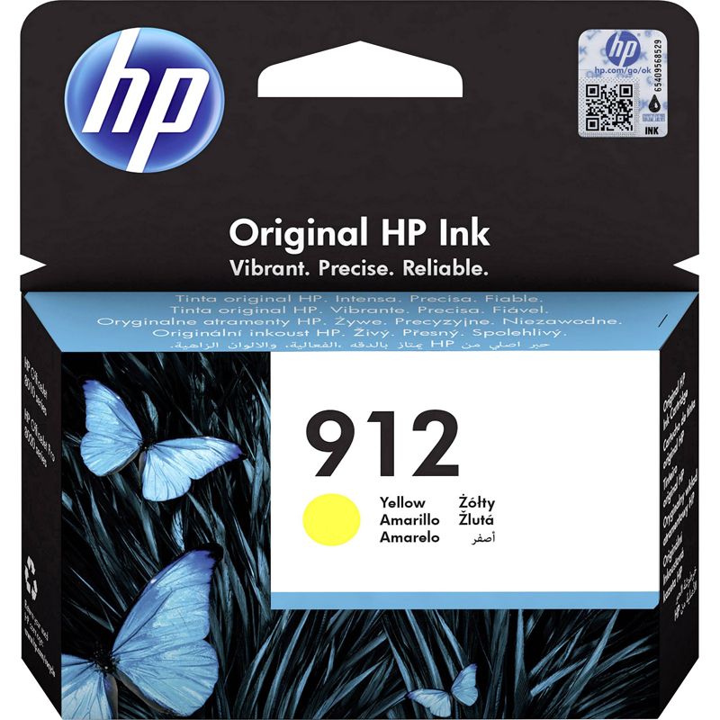 Картридж HP 912 Струйный Желтый 315стр, 3YL79AE