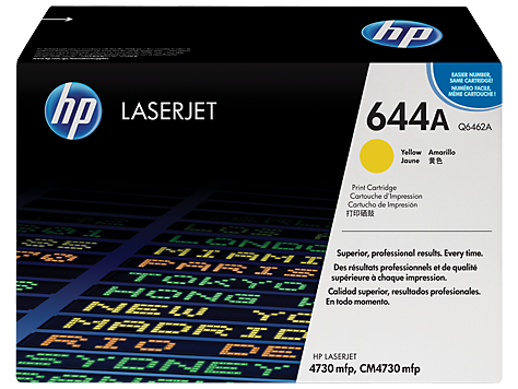 Тонер-картридж HP 644A Лазерный Желтый 12000стр, Q6462A