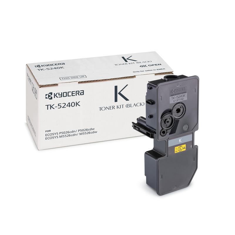 Тонер-картридж Kyocera TK-5240K Лазерный Черный 4000стр, 1T02R70NL0