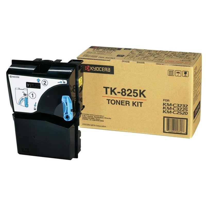 Тонер-картридж Kyocera TK-825K Лазерный Черный 15000стр, 1T02FZ0EU0