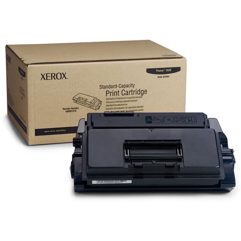 Тонер-картридж Xerox Phaser 3600 Лазерный Черный 7000стр, 106R01370