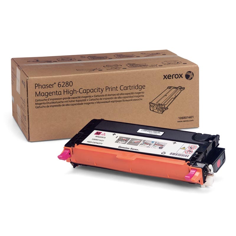 Тонер-картридж Xerox Phaser 6280 Лазерный Пурпурный 5900стр, 106R01401